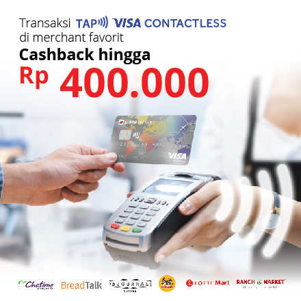 Cashback Visa Contactless