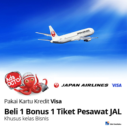 Promo Visa - Pembelian Tiket Japan Airlines