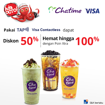 Chatime| Khusus Tap Visa Contactless