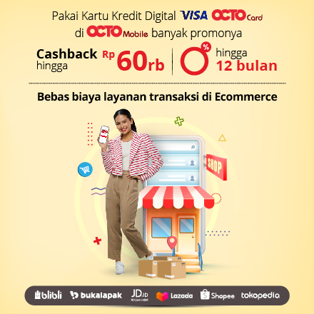Cashback hingga Rp 60.000 pakai OCTO Card